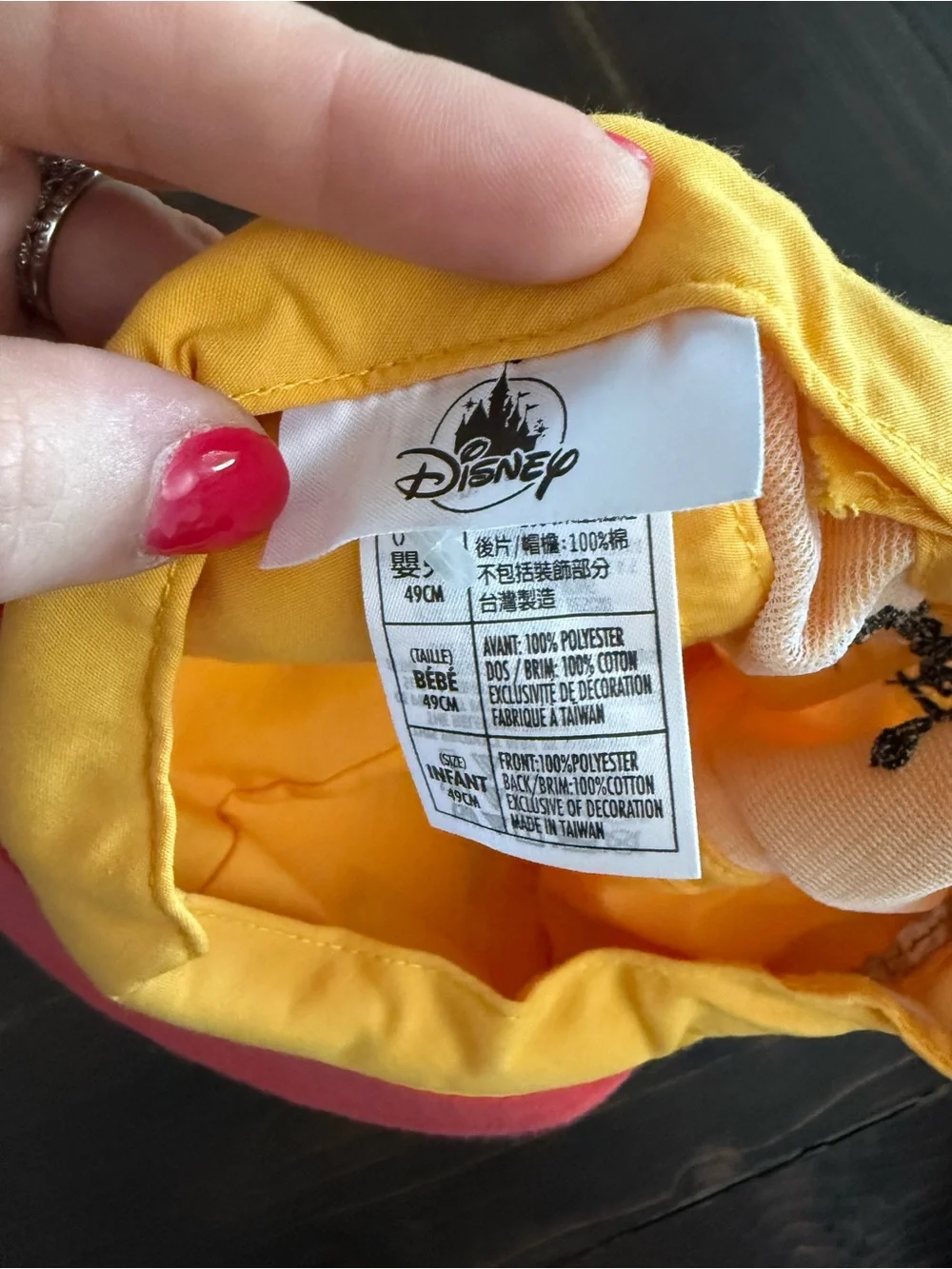 Disney Parks Winnie The Pooh Ballcap Infant Size